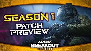 ABI Season 1 Update is STACKED  Arena Breakout Infinite S1 Patch Preview [upl. by Yelnet]