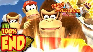 Donkey Kong Country Tropical Freeze Nintendo Switch  World 7 100 NO DEATHS FINALE [upl. by Ennaeirrac]