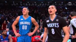 2016 NBA Slam Dunk Contest  Aaron Gordon vs Zach LaVine HD Full [upl. by Kacie949]