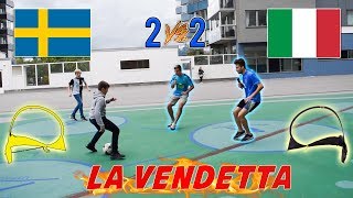 Italiani VS Svedesi • La VENDETTA  2 vs 2 a CALCIO [upl. by Eiramanna]