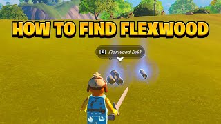 How to find FLEXWOOD in LEGO Fortnite  How to get FLEXWOOD ROD in LEGO Fortnite [upl. by Sivart]