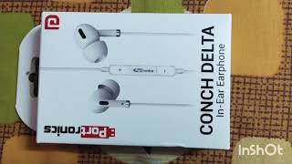 Portronics Conch Delta earphone review [upl. by Norah]