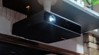 Formovie S5 Laser Projector Performance During the Day [upl. by Anuahsed]