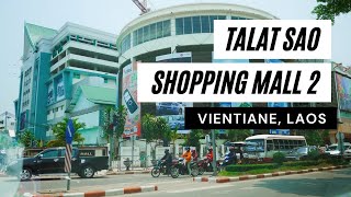 Talat Sao Shopping Mall 2 Food Court Vientiane Laos [upl. by Vaden867]