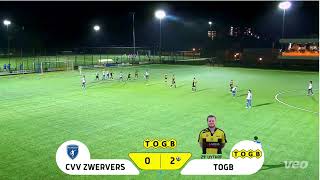 22 oktober 2024 CVV Zwervers  TOGB 04 Bet City Cup Goals Modderkolk Uythof Claessen SAzaroiali [upl. by Procto988]