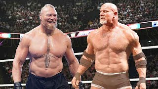 Goldberg vs Brock Lesnar Match [upl. by Anitsrhc56]