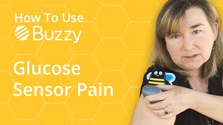 Using Buzzy with Glucose Sensor in the Arm [upl. by Nea]