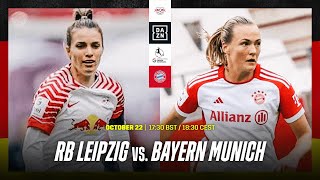 RB Leipzig vs Bayern Munich  Frauen Bundesliga 202324 Matchday 5 Full Match [upl. by Haynor952]