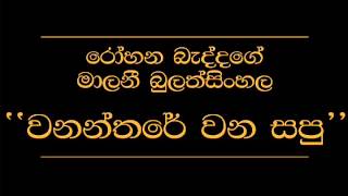 Wananthare Wana Sapu Rohana Baddage Malani Bulathsinhala [upl. by Haduj]