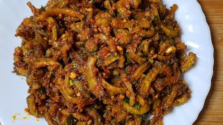 Karele ki sabji l Easy amp Tasty karela l Bittergourd onion sabzi [upl. by Anaihsat748]