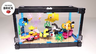 LEGO Creator Fish Tank 31122  Lego speed build [upl. by Renelle970]