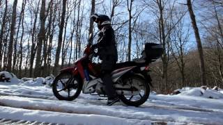 Winter with Honda Wave 110i [upl. by Neelyt470]