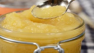 Homemade Applesauce Recipe Demonstration  Joyofbakingcom [upl. by Merilee]