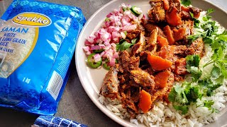 Pilchard and Butternut curry served with white rice [upl. by Michele142]