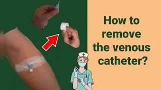 How to remove the venous catheter NurseScope [upl. by Caryn]