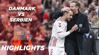 Danmark  Serbien 30 𝕀 Eriksen scorer i sit comeback i Parken ⚽ Lindstrøms første mål for Danmark ⚡ [upl. by Leontine]