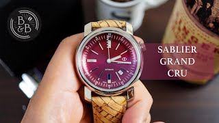 Worlds First Concave Crystal On A Watch  Sablier Grand Cru Review  Beans amp Bezels [upl. by Zealand]