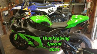 111 Thanksgiving Special 2024 Want to be a MX Mechanic Servicing a ZX10R amp Riding it to MotoBros [upl. by Adlar476]