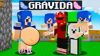 eu to grávida de gêmeos no Minecraft [upl. by Hardunn223]