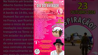 DIA DO AVIADOR aviador piloto avião aeronaveaeroporto aviação santosdumont trend brasil [upl. by Wera]