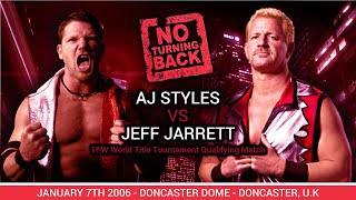 AJ Styles vs Jeff Jarrett  International Singles Match [upl. by Nuahc]