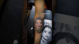 portrait tattoo bollywood song newsong music freestyle tattooartist tattoo [upl. by Carrie991]