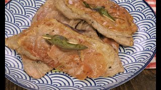 Saltimbocca alla Romana veal cutlets here is the recipe to prepare the traditional Roman dish [upl. by Haymes123]