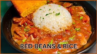 Amazing Red Beans amp Rice Recipe easyrecipe mrnysauce [upl. by Llevad]