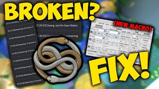 MACRO BROKE EASY FIX Bee Swarm Simulator New Roblox Lighting Update [upl. by Gilligan]