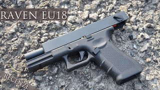 RECENZE  GLOCK 18  RAVEN EU SERIES  AIRSOFT VLOG CZ [upl. by Eneles241]