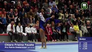 Chiara Frisina Fauste  Pre Olympic Youth Cup 2013  Kunstturnen  AK 1415 [upl. by Edyth]