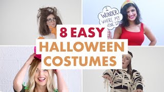 8 Easy and BudgetFriendly DIY Halloween Costumes [upl. by Ylloj]