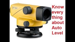 Auto Level Surveying  Everything you need to know about Level Machine Part I in English [upl. by Ayadahs]