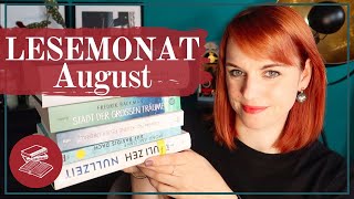 LESEMONAT August 📚 Abbrüche amp Highlights [upl. by Nojram]