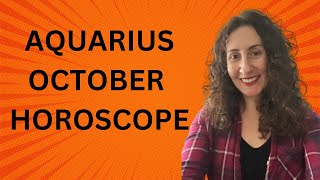 AQUARIUS  October Horoscope [upl. by Ldnek]