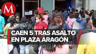 Reportan asalto en Plaza Aragón en Ecatepec [upl. by Anum]