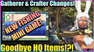 ALL adjustments to Crafter Gatherer and Levequests FFXIV Live Letter 67 Endwalker [upl. by Snodgrass]