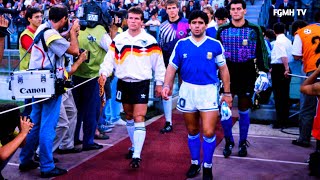 Matthaus and Klinsmann Destroyed Maradona in1990 World Cup Final [upl. by Eedrahc]