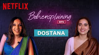 Behensplaining  kushakapila5643 amp drtrintrin review Dostana  Netflix India [upl. by Kial145]