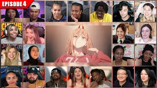 Full Episode Chainsaw Man Episode 4 Reaction Mashup  チェンソーマン [upl. by Yrelbmik]