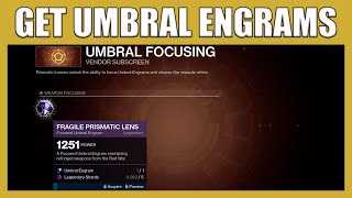 How To Unlock And Where To Get Umbral Engrams In Season Of The Chosen Destiny 2  Season 13 Rewards [upl. by Felita66]