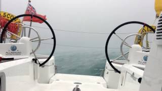 RYAMCA Yachtmaster Offshore Exam in extreme weather [upl. by Bartie]