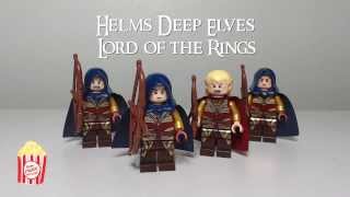 LEGO HELMS DEEP ELVES  Custom Minifigures 6  LOTR Helms Deep Elves [upl. by Rehpetsirhc]