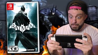 Batman Arkham Trilogy For Nintendo Switch  The Good Bad And UGLY [upl. by Allemap]