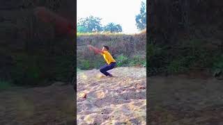 Indian best flip👀💥 bollywood music song tseries bollywoodsongs parkourlover bts stunt [upl. by Eitsyrhc860]