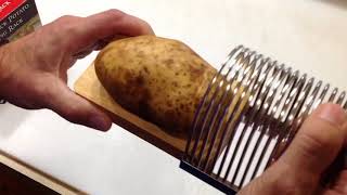 Hasselback Potato Slicer Review Awesome New Cooking Accessory [upl. by Khanna]