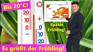 Frühlingstrend 2024 Viel Spätwinter im März April und Mai Rekordwarmer Februar 2024 [upl. by Dnaltiac]