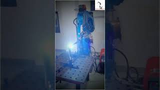 Industrial 6 AXIS Welding Robots with other equipment weldingrobotindustrialrobots [upl. by Odlanyer361]