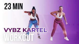 VYBZ KARTEL WORKOUT  DANCEHALL CARDIO WORKOUT  25 MINUTES  BURN UP TO 500 CALORIES [upl. by Winny]