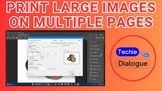 How to Print Large Images on Multiple Pages [upl. by Hickey]